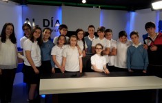 Los alumnos de 1ESO han participado en el programa "Voces Amigas" de Radio Santa María de Toledo y en Canal diocesano de televisión en directo para invitar a la XIII Marcha Solidaria, este año para el proyecto de AIN "Ayúdales a volver ".