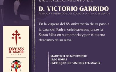 XV ANIVERSARIO DEL FALLECIMIENTO DE D. VICTORIO               ¡GRACIAS!